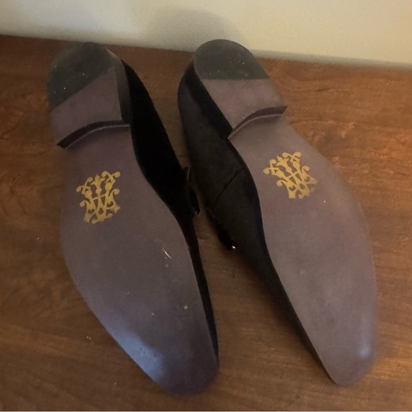 Black Velvet Men's Loafers -size 13 - Picture 6 of 7